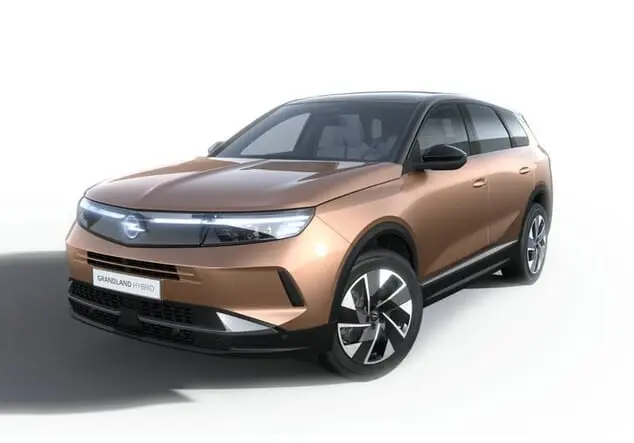 Angebotsdetails Opel Grandland Opel Grandland GS Hybrid 107 kW (145 PS) Elektrisches 6-Gang-Doppelkupplungsgetriebe (eDCT) Impakt Kupfer Metallic (Dach in Schwarz)