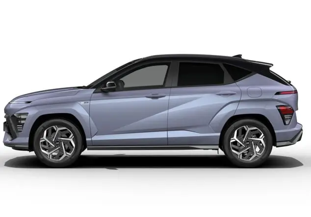 Angebotsdetails Hyundai KONA Hyundai N-Line 1.6 T-GDI 101 kW (138 PS) 7-Gang DCT Frontantrieb Meta Blue Pearl