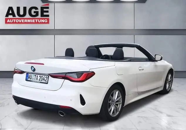 Angebotsdetails BMW 4er BMW 420i Cabrio, Automatik, Navi, Lenkradheizung, Alarmanlage, weiß
