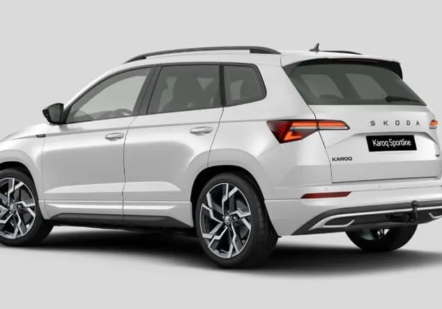 Angebotsdetails Skoda Karoq Skoda Karoq Sportline 2.0 TDI 110 kW (150 PS) 7-Gang-DSG Moon Weiß Perleffekt