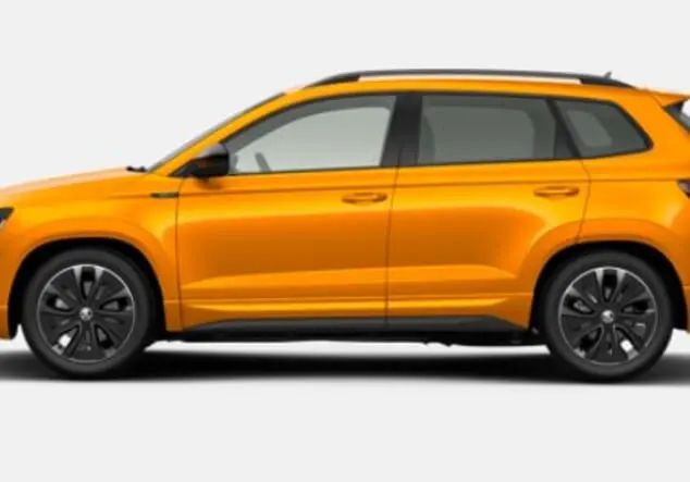 Angebotsdetails Skoda Karoq Skoda Karoq Sportline 2.0 TSI 7-Gang-DSG 140.00 kW (190 PS) Phoenix Orange Metallic