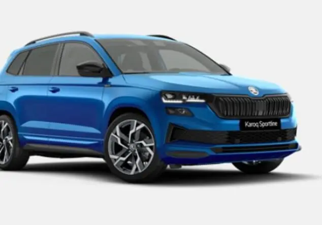 Angebotsdetails Skoda Karoq Skoda Karoq Sportline 1.5 TSI 7-Gang-DSG 110.00 kW (150 PS) Race Blau Metallic
