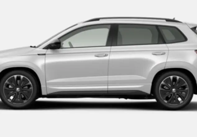 Angebotsdetails Skoda Karoq Skoda Karoq Sportline 2.0 TSI 7-Gang-DSG 140.00 kW (190 PS) Moon Weiß Perleffekt