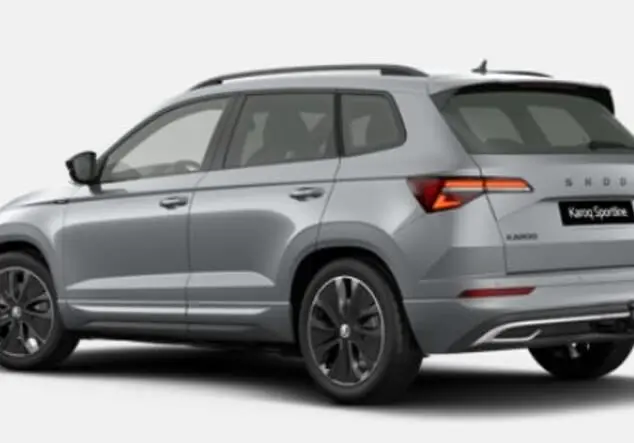 Angebotsdetails Skoda Karoq Skoda Karoq Sportline 2.0 TSI 7-Gang-DSG 140.00 kW (190 PS) Brilliant Silber Metallic