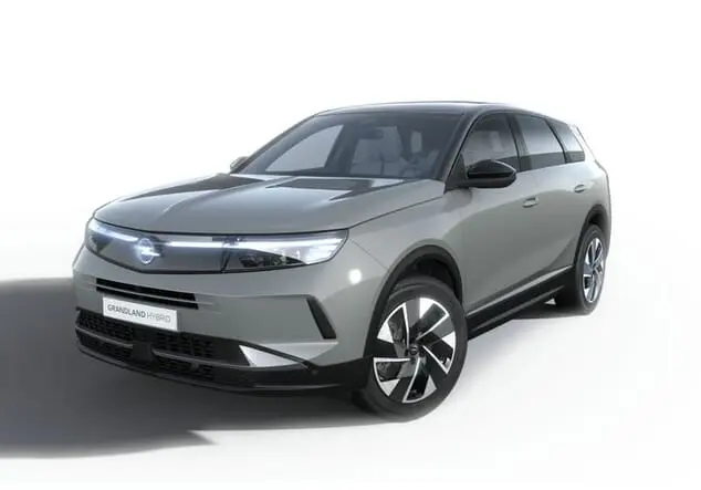 Angebotsdetails Opel Grandland Opel Grandland GS Hybrid 107 kW (145 PS) Elektrisches 6-Gang-Doppelkupplungsgetriebe (eDCT) Grafik Grau (Dach in Schwarz)