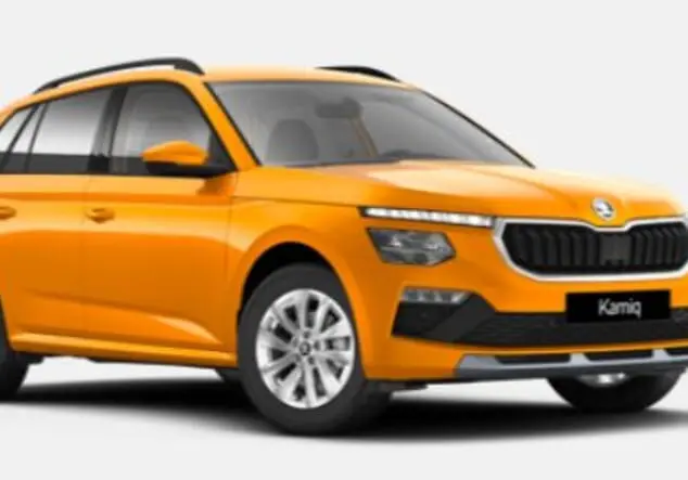 Angebotsdetails Skoda Kamiq Skoda Kamiq Selection 1.0 TSI 85 kW (116 PS) 7-Gang-DSG Phoenix-Orange Metallic