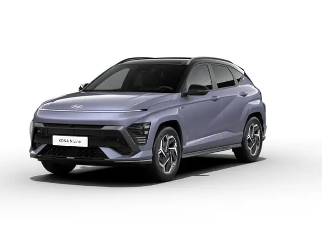 Angebotsdetails Hyundai KONA Hyundai N-Line 1.6 T-GDI 101 kW (138 PS) 7-Gang DCT Frontantrieb Meta Blue Pearl