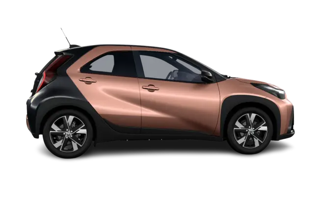 Angebotsdetails Toyota Aygo X 1.5-l-Hybrid Teamplayer CVT Cinnamon Bronze Metallic / Black