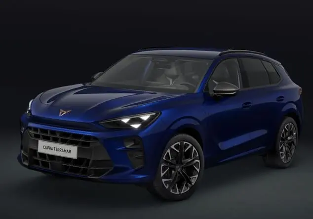 Angebotsdetails Cupra Terramar CUPRA Terramar VZ 1.5 e-HYBRID 200 kW (272 PS) 6-Gang-DSG Fiord Blau