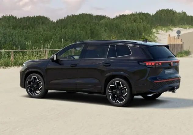 Angebotsdetails Volkswagen Tayron Volkswagen Tayron R-Line 2.0 TDI 142 kW (193 PS) 7-Gang-DSG 4MOTION Grenadillschwarz Metallic