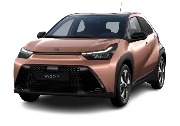 Angebotsdetails Toyota Aygo X 1.5-l-Hybrid Teamplayer CVT Cinnamon Bronze Metallic / Black