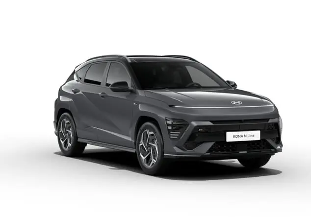 Angebotsdetails Hyundai KONA Hyundai N-Line 1.6 T-GDI 101 kW (138 PS) 7-Gang DCT Frontantrieb Ecotronic Grey Pearl