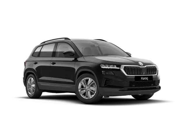 Angebotsdetails Skoda Karoq Selection, 1.5 TSI, 110 kW, 7-Gang DSG, Front Black-Magic Perleffekt