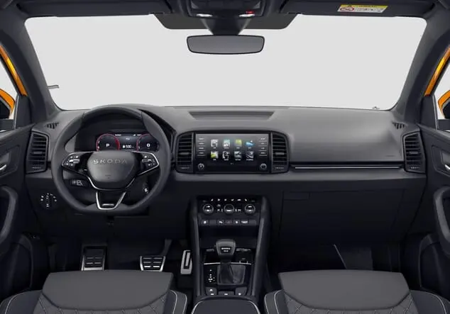 Angebotsdetails Skoda Karoq Skoda Karoq Sportline 2.0 TDI 110 kW (150 PS) 7-Gang-DSG Phoenix Orange Premium Metallic