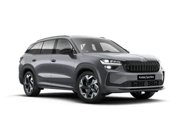 Angebotsdetails Skoda Kodiaq Skoda Kodiaq Sportline 2.0 TSI 150 kW (204 PS) 7-Gang-DSG Graphite Grau Metallic