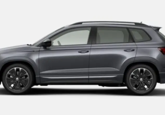 Angebotsdetails Skoda Karoq Skoda Karoq Sportline 1.5 TSI 7-Gang-DSG 110.00 kW (150 PS) Graphite-Grau Metallic