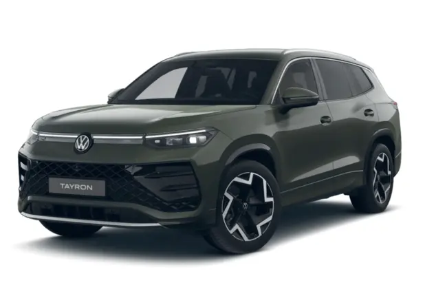 Angebotsdetails Volkswagen Tayron R-Line 2,0 l TDI SCR 4MOTION Verschiedene (Grenadillschwarz Metallic, Delfingrau Metallic, Cipressino-Grün Metallic)
