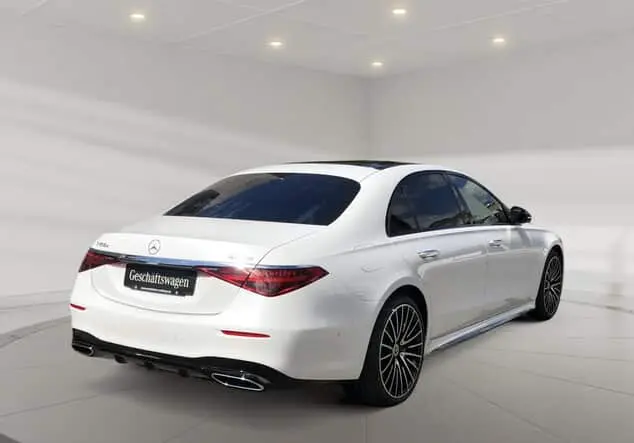 Angebotsdetails Mercedes-Benz S 450 d 4MATIC lang Weiß manufaktur lack manufaktur opalithweiß bright