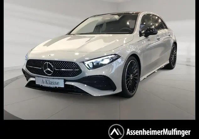 Angebotsdetails Mercedes-Benz A 200 AMG-Line + Nightpaket Grau manufaktur lack manufaktur alpingrau uni