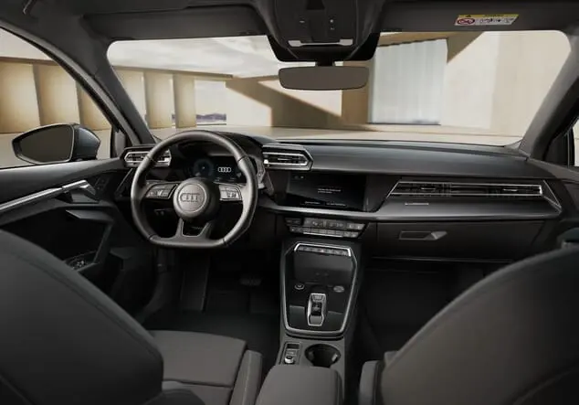 Angebotsdetails Audi A3 Audi A3 Sportback S line 35 TFSI 110 kW (150 PS) 7-Gang S tronic Mythosschwarz Metallic