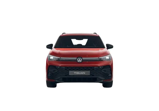 Angebotsdetails Volkswagen Tiguan Volkswagen Tiguan R-Line 1.5 TSI 110 kW (150 PS) 7-Gang-DSG Persimmon Red Metallic