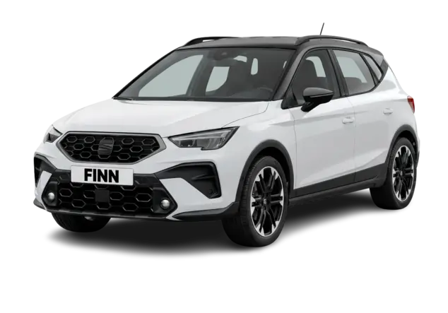 Angebotsdetails Seat Arona 1.0 TSI 85kW FR Black Edition Glacial Weiß Metallic/Dach Midnight Schwarz