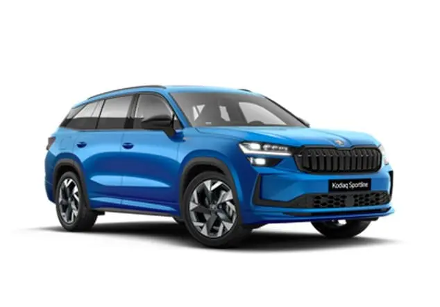 Angebotsdetails Skoda Kodiaq Skoda Kodiaq Sportline 2.0 TSI 150 kW (204 PS) 7-Gang-DSG Race-Blau Metallic