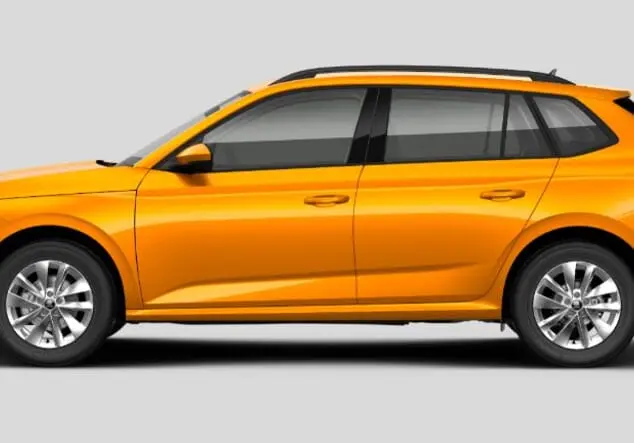 Angebotsdetails Skoda Kamiq Skoda Kamiq Selection 1.0 TSI 85 kW (116 PS) 7-Gang-DSG Phoenix Orange Metallic