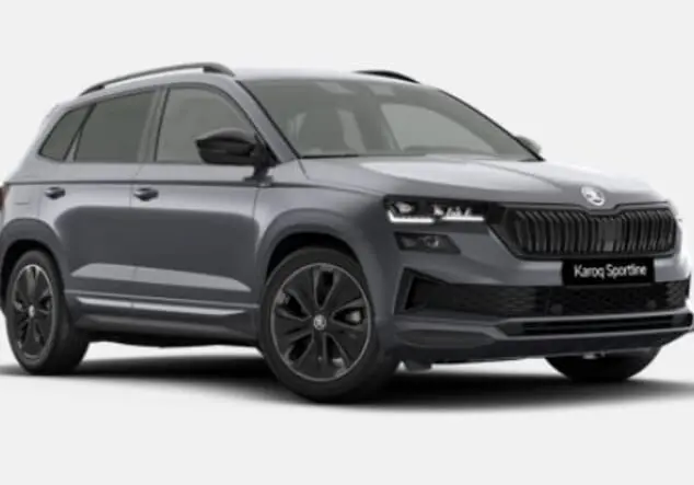 Angebotsdetails Skoda Karoq Skoda Karoq Sportline 1.5 TSI 7-Gang-DSG 110.00 kW (150 PS) Graphite-Grau Metallic