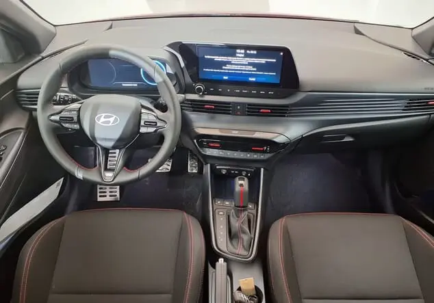 Angebotsdetails Hyundai i20 Hyundai i20 N-Line Style 1.0 T-GDI 74 kW (100 PS) 7-Gang-DSG Dragon Red Pearl