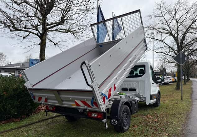Angebotsdetails Ford Transit Einzelkabine Trend 350 L3 - Drei-Seiten-Kipper Umbau Frost Weiß