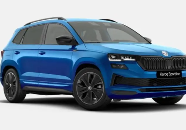 Angebotsdetails Skoda Karoq Skoda Karoq Sportline 1.5 TSI 110 kW (150 PS) 7-Gang-DSG Raceblau Metallic