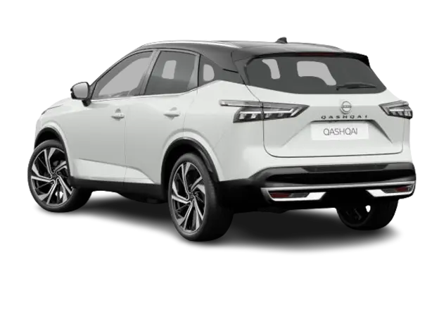 Angebotsdetails Nissan Qashqai 1.3 DIG-T MHEV 158PS Xtronic Tekna+ Pearl White Pearleffect / Dach Black Metallic