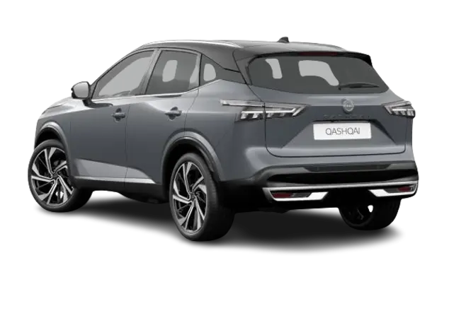 Angebotsdetails Nissan Qashqai 1.3 DIG-T MHEV 158PS Xtronic Tekna+ Karosseriefarbe: Black (P), Kontrastfarbe Silver