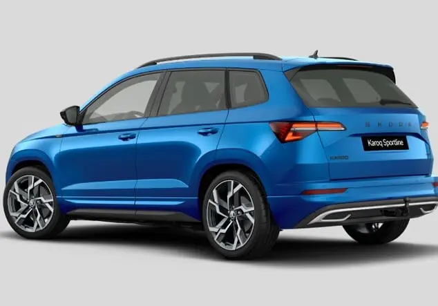 Angebotsdetails Skoda Karoq Skoda Karoq Sportline 2.0 TDI 110 kW (150 PS) 7-Gang-DSG Race Blau Metallic