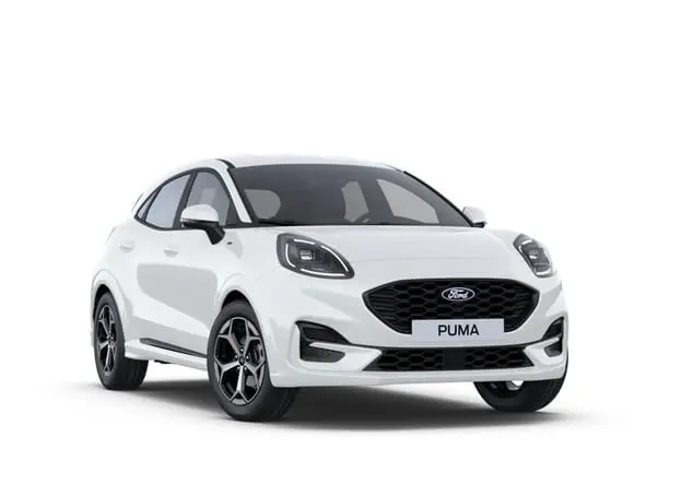 Angebotsdetails Ford Puma Ford Puma ST-Line 1.0 EcoBoost Hybrid 114 kW (155 PS) 7-Gang-Automatik Frozen White