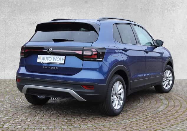 Angebotsdetails Volkswagen T-Cross 1.0 TSI LIFE *ACC*Kamera*APP Reef Blue Metallic