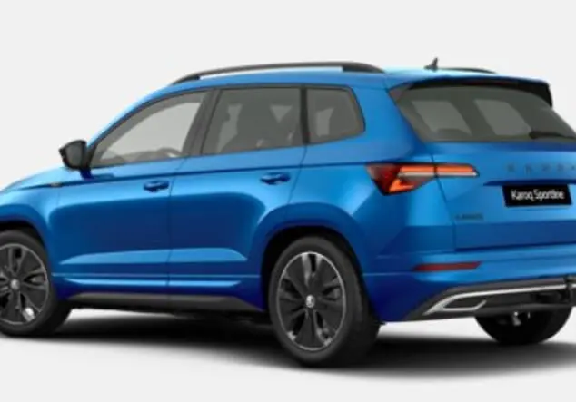 Angebotsdetails Skoda Karoq Skoda Karoq Sportline 1.5 TSI 7-Gang-DSG 110.00 kW (150 PS) Race Blau Metallic