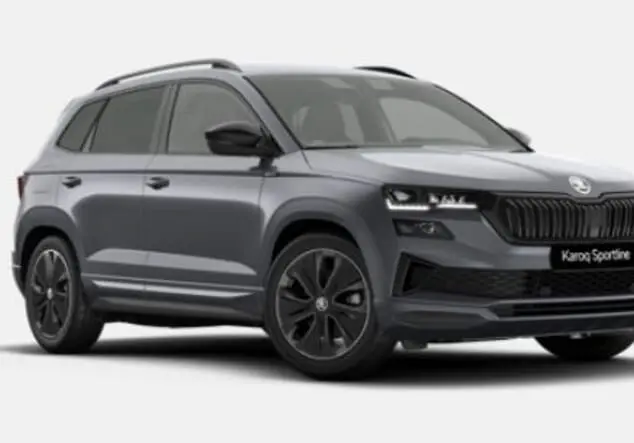 Angebotsdetails Skoda Karoq Skoda Karoq Sportline 2.0 TSI 7-Gang-DSG 140.00 kW (190 PS) Graphite-Grau Metallic