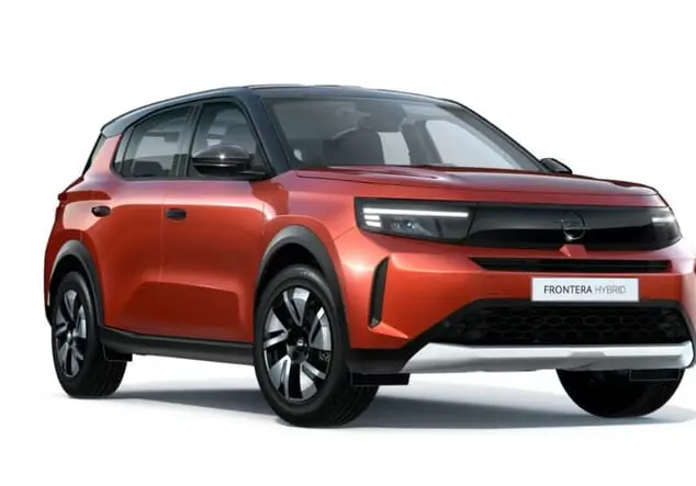 Angebotsdetails Opel Frontera Opel Frontera GS 1.2 Hybrid 6-Gang-eDCT 107.00 kW (145 PS) Kanyon Orange (Metallic)