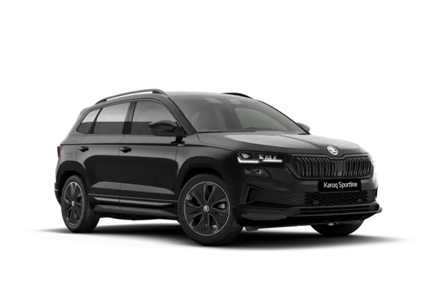 Angebotsdetails Skoda Karoq Sportline, 1.5 TSI, 110 kW, 7-Gang DSG, Front Black-Magic Perleffekt