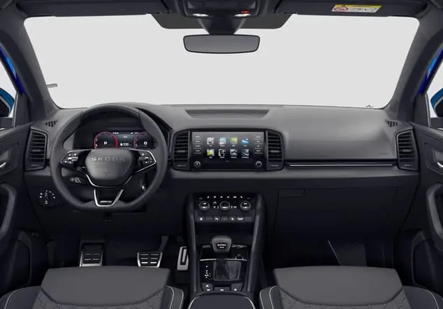 Angebotsdetails Skoda Karoq Skoda Karoq Sportline 2.0 TDI 110 kW (150 PS) 7-Gang-DSG Race Blau Metallic