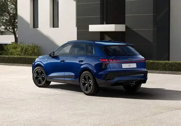 Angebotsdetails Audi Q3 Audi Q3 S line 1.5 TFSI 110 kW (150 PS) 7-Gang tronic Navarrablau Metallic