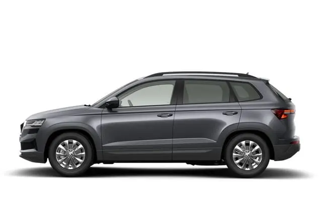 Angebotsdetails Skoda Karoq Skoda Karoq Selection 1.5 TSI 110 7-Gang-DSG 110.00 kW (150 PS) Graphite-Grau Metallic