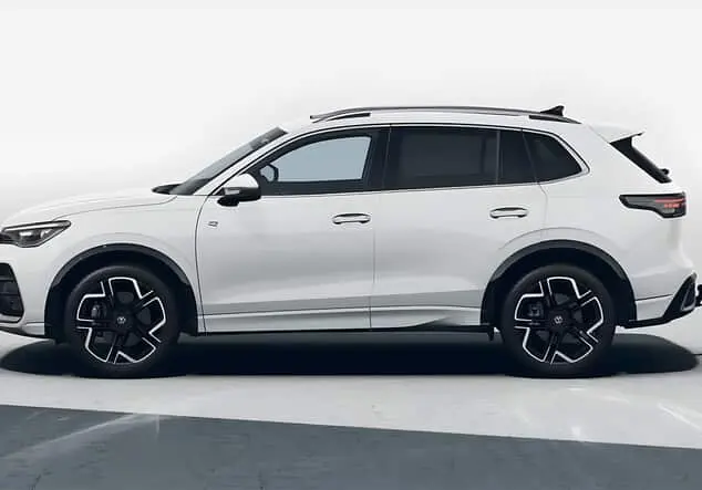 Angebotsdetails Volkswagen Tiguan R-Line 2,0 l TDI SCR 110 kW (150 PS) 7-Gang-Doppelkupplungsgetriebe Oryxweiß Perlmutteffekt