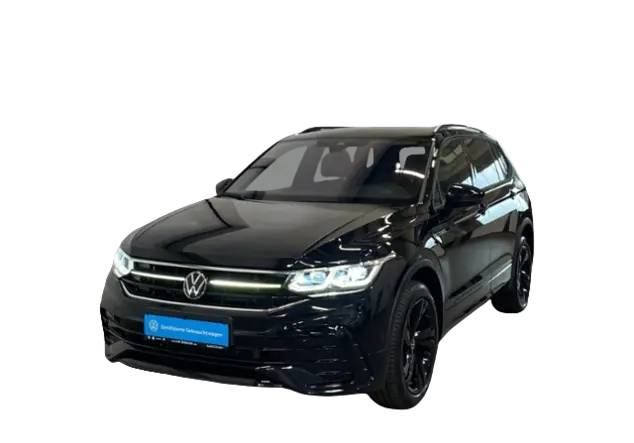 Angebotsdetails Volkswagen Tiguan Allspace 2.0 TDI 4Motion R-Line 'Blac Schwarz (Deep Black Perleffekt)