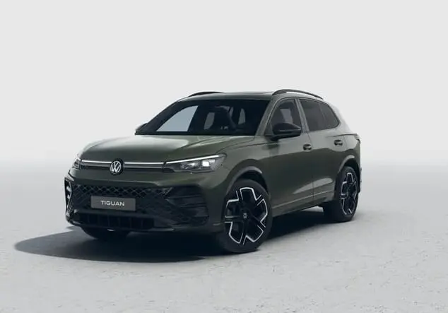 Angebotsdetails Volkswagen Tiguan Volskwagen Tiguan R-Line 1.5 TSI 110 kW (150 PS) 7-Gang-DSG Cipressino-Grün Metallic