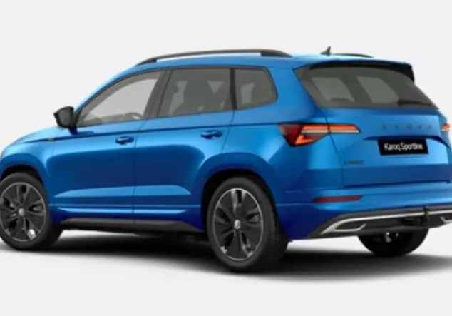 Angebotsdetails Skoda Karoq Skoda Karoq Sportline 2.0 TSI 7-Gang-DSG 140.00 kW (190 PS) Race Blau Metallic
