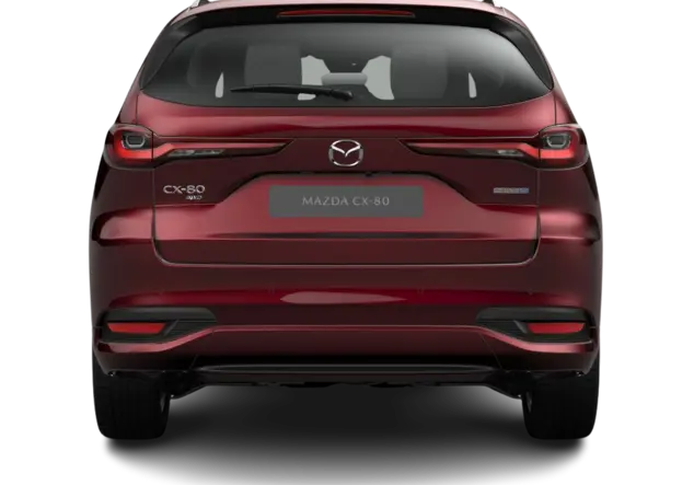 Angebotsdetails Mazda CX-80 2.5 e-SKYACTIV PHEV Homura Plus Auto Artisan Red Metallic
