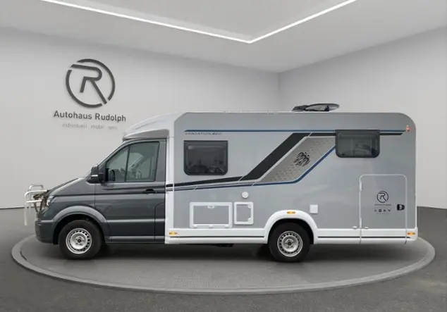 Angebotsdetails Volkswagen Knaus Van Ti 640 MEG Vansation 2.0 TDI Crafter Grau (Indiumgrau Metallic)